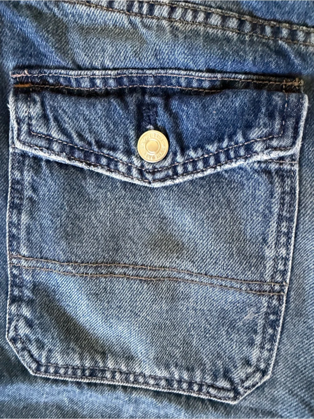 We The Free Boomerang Long Distressed Blue Denim Shorts